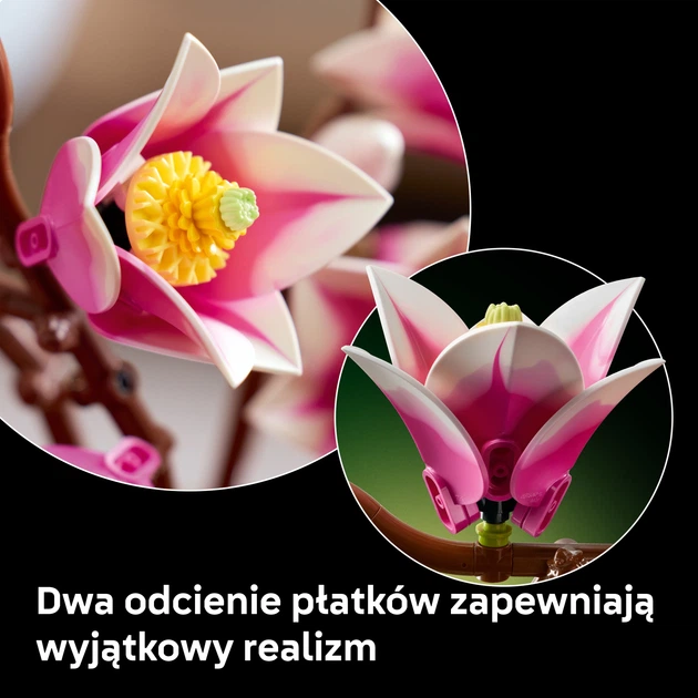 Конструктор LEGO Botanicals Гілки магнолії 435 деталей (11510) - зображення 5