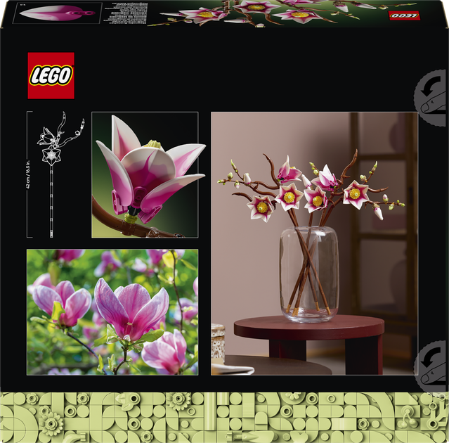 Конструктор LEGO Botanicals Гілки магнолії 435 деталей (11510) - зображення 9