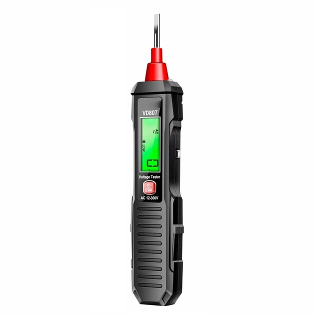 Індикатор напруги безконтактний ANENG VD807 (12-300В) з LCD дисплеєм та ліхтариком - изображение 10