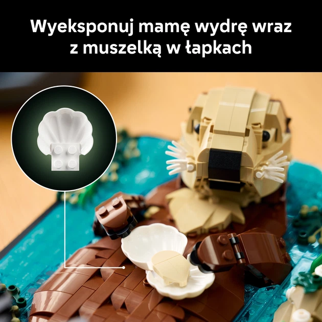 Конструктор LEGO Ideas Пливучі морські видри 1234 деталі (21366) - зображення 7