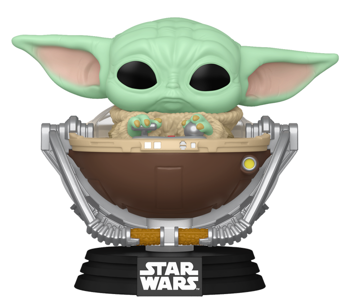Figurka Funko Pop! Star Wars: Grogu in Pram 90451 9.4 cm (889698904513) - obraz 2