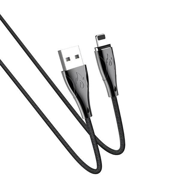 Кабель USB HOCO U75, магнітний, USB - Lightning, 3А (1.2М) чорний - зображення 2