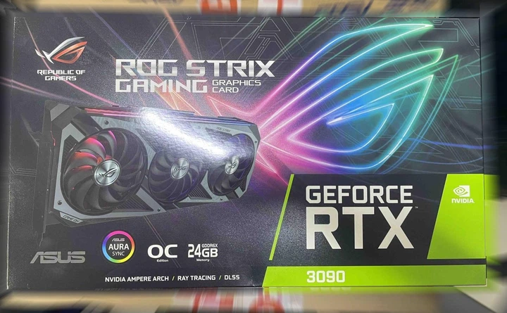 Відеокарта Б/В GeForce RTX 3090 24GB Asus ROG Strix OC (ROG-STRIX