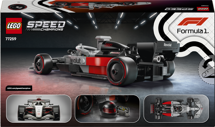 Zestaw klocków LEGO Speed Champions Bolid Audi Revolut F1 Team R26 216 elementów (77259) - obraz 9