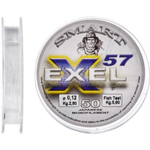 Волосінь Smart Exel 57 50m 0.18mm 4.4kg (1013-1300.32.58) - Фото 1 Волосінь Smart Exel 57 50m 0.18mm 4.4kg (1013-1300.32.58) - зображення 1