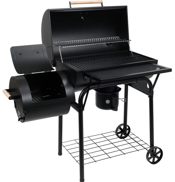 Grill węglowy Lund 99909 z rusztem wędzarniczym XXL 64 x 37 cm (5906083093289) - obraz 3