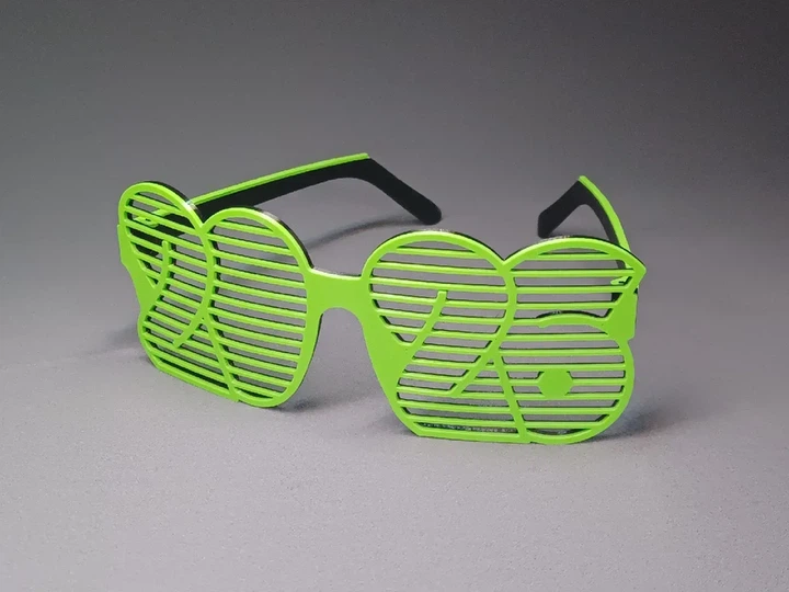 Party Glasses 2026 Новогодние Очки 2026 Зеленый 10 См 3Д Печать - Фото 1 Party Glasses 2026 Новогодние Очки 2026 Зеленый 10 См 3Д Печать - зображення 1