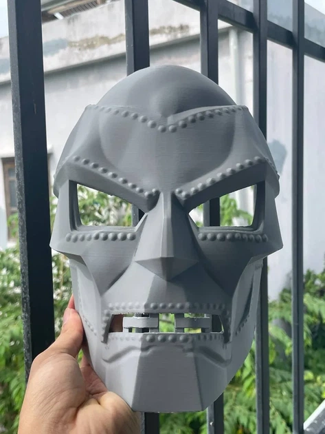 Маска Доктора Дума Dr Doom Mask Серый 25 См 3Д Печать - Фото 1 Маска Доктора Дума Dr Doom Mask Серый 25 См 3Д Печать - изображение 1
