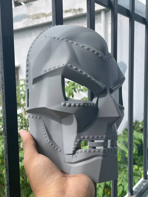 Маска Доктора Дума Dr Doom Mask Серый 25 См 3Д Печать - Фото 2 Маска Доктора Дума Dr Doom Mask Серый 25 См 3Д Печать - изображение 2