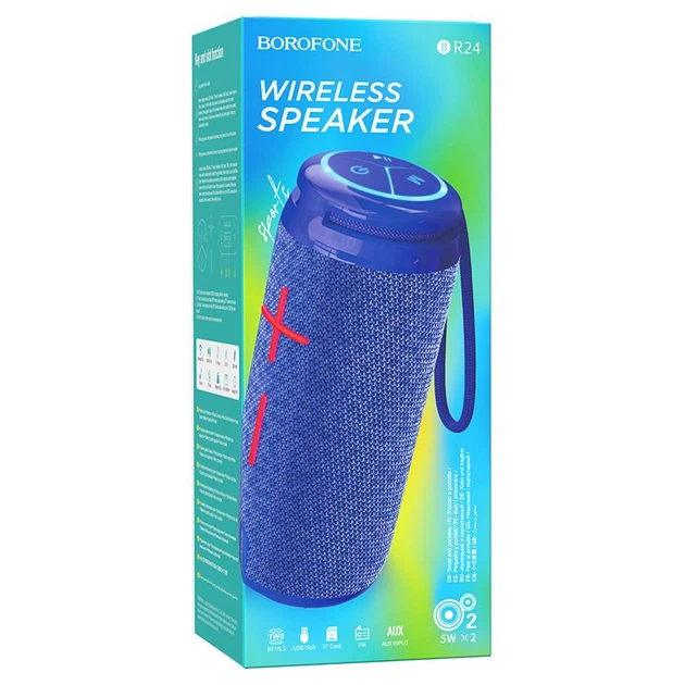 Колонка Borofone BR24 (синя) - Фото 3 Колонка Borofone BR24 (синя) - изображение 3