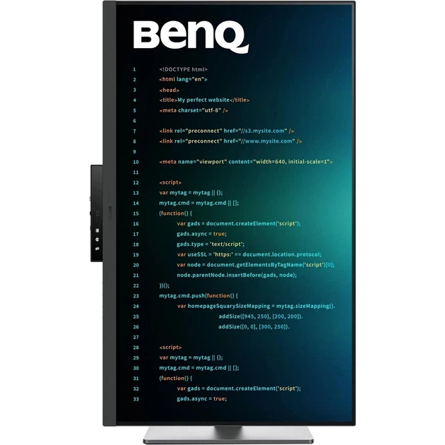 Монітор BenQ 31.5" RD320U (9H.LMSLA.TBE) [147896] - зображення 4