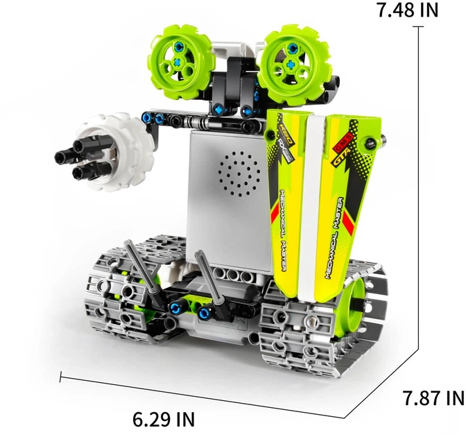 Klocki konstrukcyjne iM.Master RC 8015 Pojazd na gąsienicach 3 w 1 353 elementy 40356 (6973676040356) - obraz 3