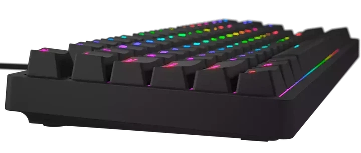 Клавіатура HATOR Rockfall 2 Optica TKL Black USB Black (HTK-730) - Фото 3 Клавіатура HATOR Rockfall 2 Optica TKL Black USB Black (HTK-730) - изображение 3