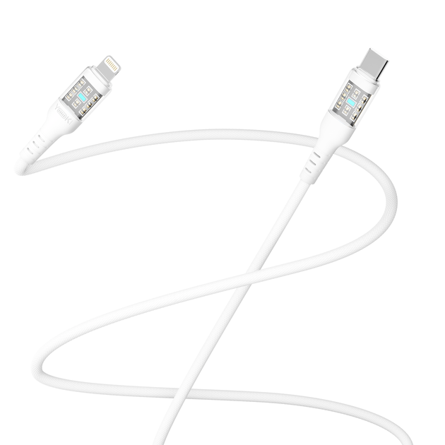 USB YOKI CYBER YK-CY23 Type-C to Lightning 30W 1.2m Белый - изображение 3