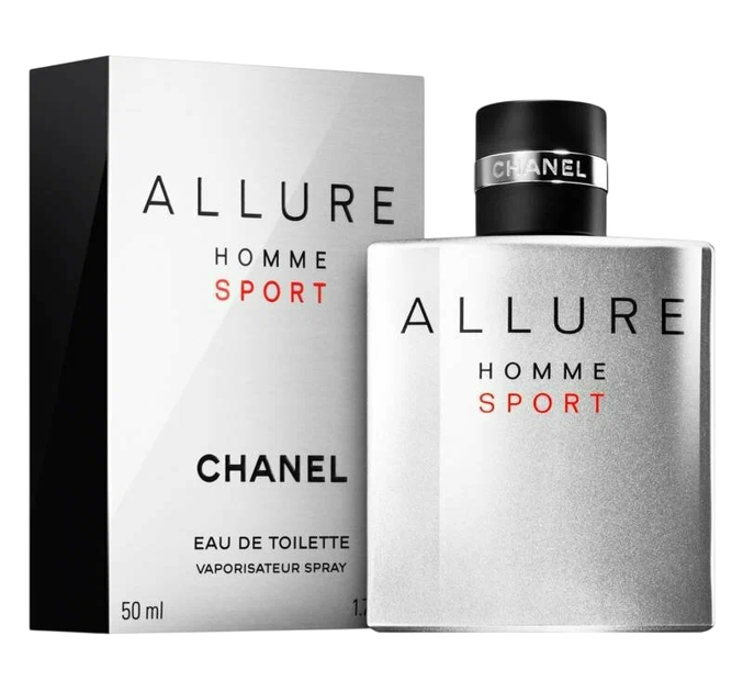 Туалетная вода для мужчин Chanel Allure Homme Sport 50 мл - Фото 1 Туалетная вода для мужчин Chanel Allure Homme Sport 50 мл - изображение 1