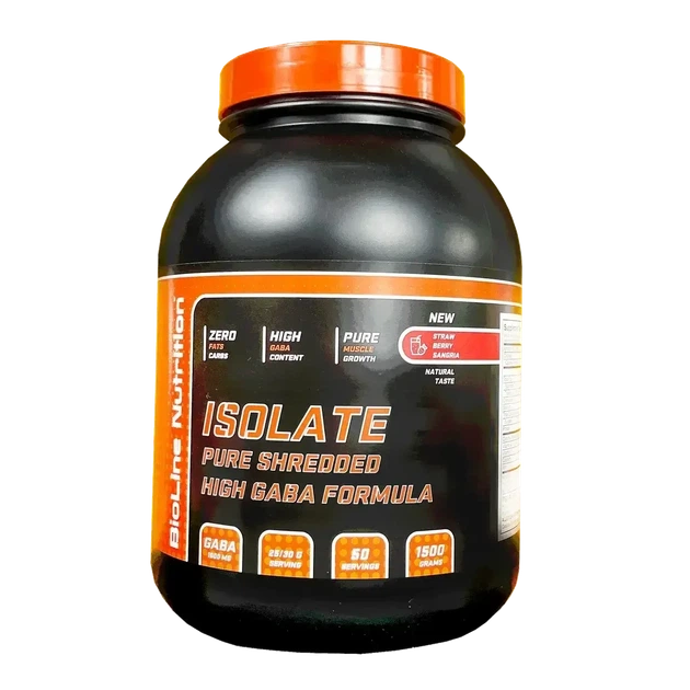 Изолят ISOLATE Pure Shredded High + GABA FORMULA 95% белка (1,5 кг / банка) для набора сухой мышечной массы и роста мышц + Шейкер - изображение 2