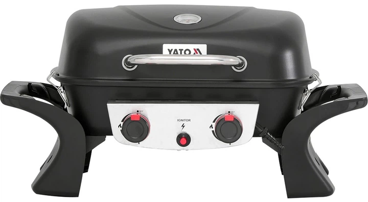 Gazowy grill Yato Yake YG-20005 przenośny 2 palniki 5 kW (5906083105920) - obraz 2