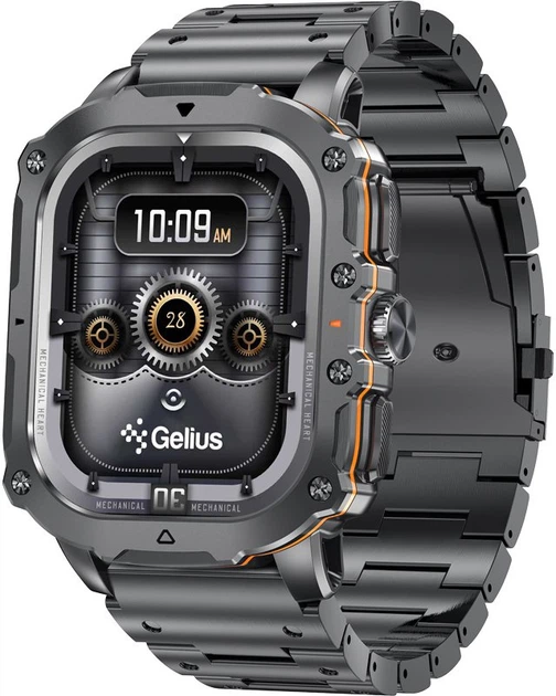 Смарт-часы Gelius Tactical Heavy GP-SW016 Black Chrome (2099901019097) - Фото 3 Смарт-часы Gelius Tactical Heavy GP-SW016 Black Chrome (2099901019097) - изображение 3