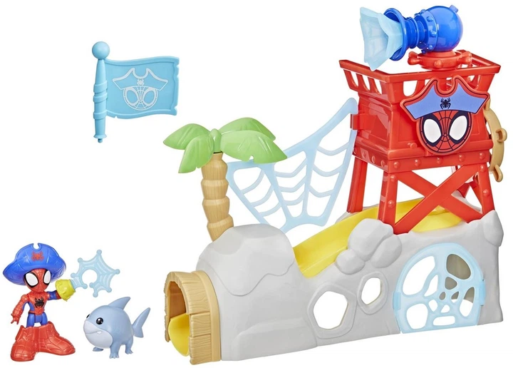 Zestaw do gry Hasbro Spider-Man i jego niesamowici przyjaciele Wyspa Spider-Mana Wodna pajęczyna (5010996308757) - obraz 3