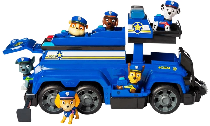 Pojazd Spin Master Psi Patrol Krążownik zespołowy Chasa z figurkami 6070119 (681147018112) - obraz 2