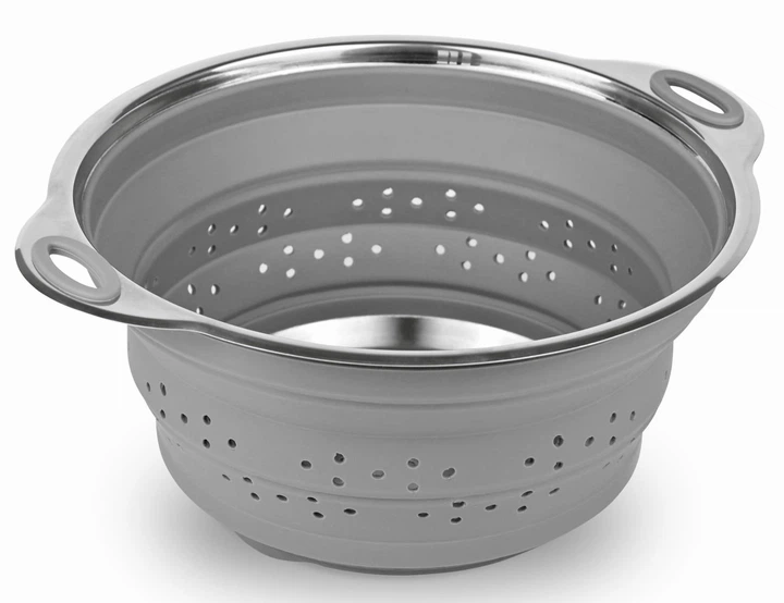 Durszlak składany Platinet silikonowy 24 x 28 cm PCFC28 (5907595463010) - obraz 2