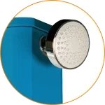 Душ солнечный Aquaviva Big Jolly алюминиевый с мойкой для ног, Light Blue A320/5012, 35 л - изображение 2