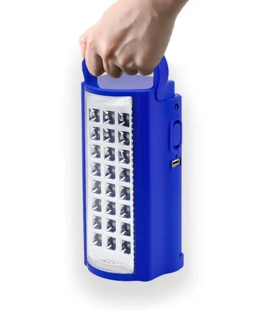 Аккумуляторный светодиодный фонарь Almina 24 LED портативный источник света и Power Bank - Фото 2 Аккумуляторный светодиодный фонарь Almina 24 LED портативный источник света и Power Bank - изображение 2