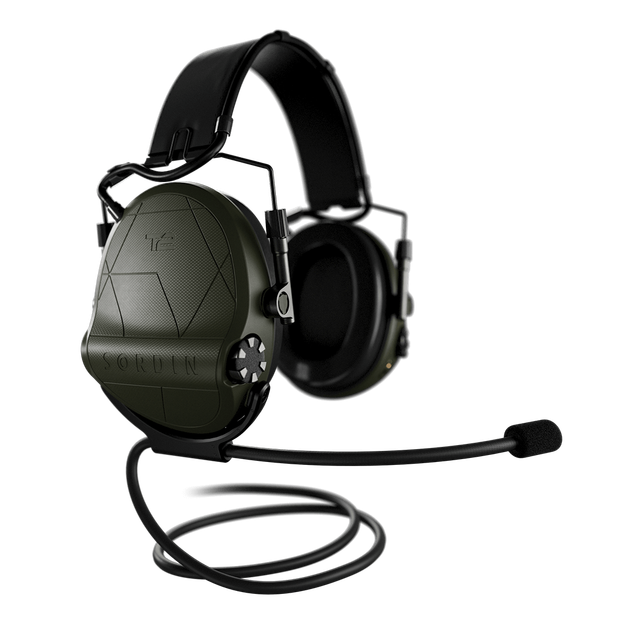 Активные наушники Sordin Supreme T2 Headband IP68 SNR 29 4 режима звука Green (303006-10P) - изображение 3