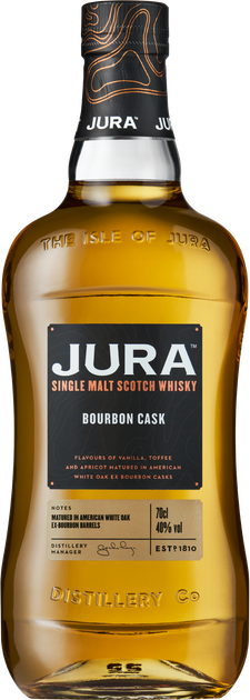 Виски Jura Bourbon Cask 0.7 л 40% в подарочной коробке