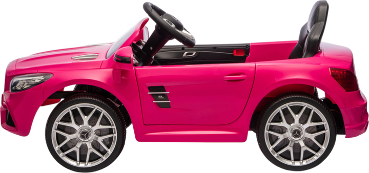 Samochód elektryczny dla dzieci LEAN Toys Mercedes SL500 S506 Różowy (5905991087502) - obraz 2