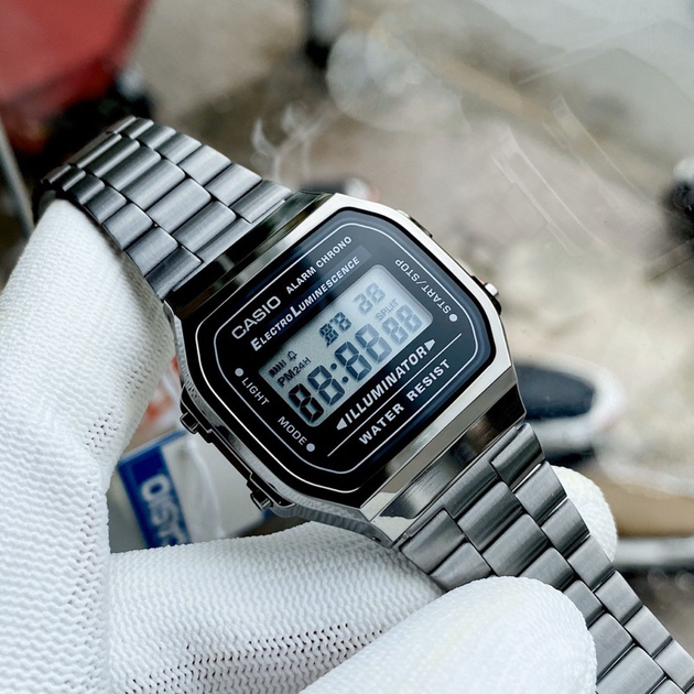 Наручний годинник CASIO A168WGG-1ADF - Фото 6 Наручний годинник CASIO A168WGG-1ADF - изображение 6