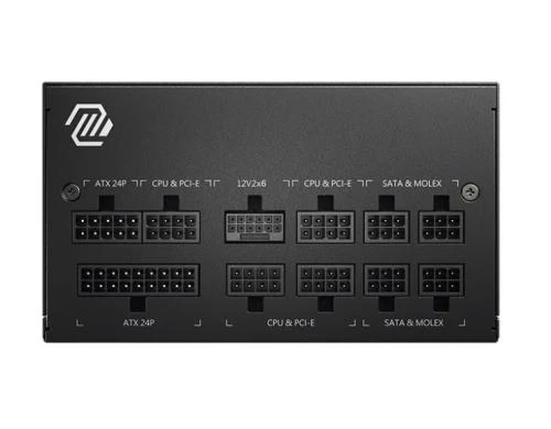Блок питания 850 Вт, MSI MAG A850GL PCIE5, Black - изображение 4