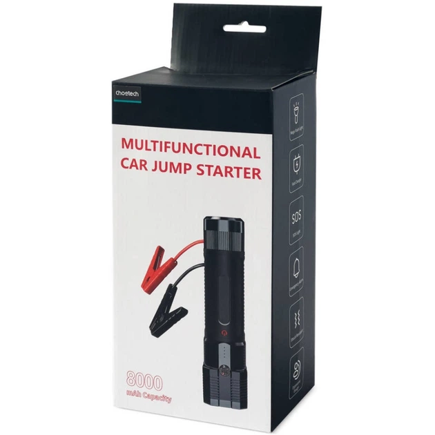 Автомобільний Jump Starter TC0016 300A, 8000mAh, LED Choetech - зображення 4