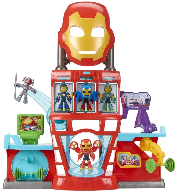 Zestaw do gry Hasbro Marvel Iron Man i super ekipa Baza superbohaterów Iron Quarters (5010996313270) - obraz 2