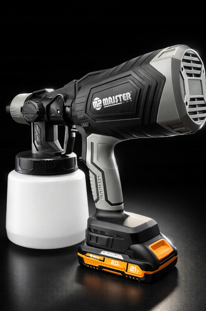 Краскопульт акумуляторний Majster Pro 700 мл/хв - Фото 6 Краскопульт акумуляторний Majster Pro 700 мл/хв - зображення 6