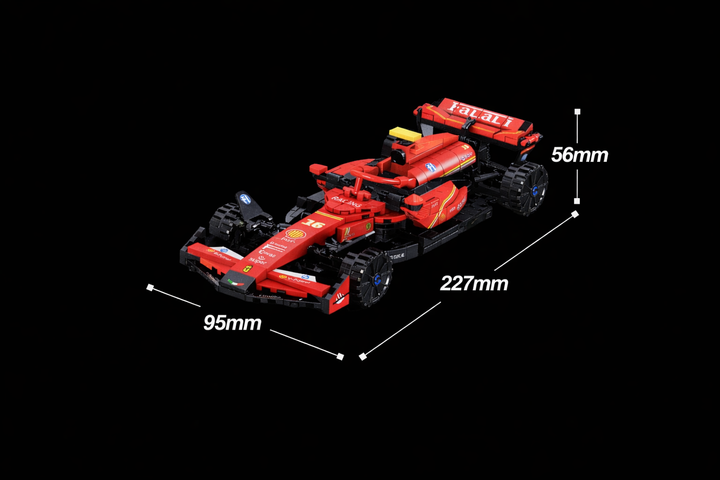 Конструктор Формула 1, Formula 1 – красный болид, спортивный автомобиль (спорткар), 289 деталей, 22,7×9,5×5,6 см - изображение 4