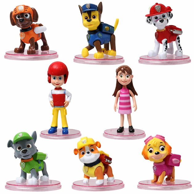 Игровой набор фигурок 8в1 Щенячий патруль: Чейз, Скай, Маршалл, Рокки, Крепыш, Зума, Райдер, Кейти (6–10 см) - Фото 1 Игровой набор фигурок 8в1 Щенячий патруль: Чейз, Скай, Маршалл, Рокки, Крепыш, Зума, Райдер, Кейти (6–10 см) - изображение 1