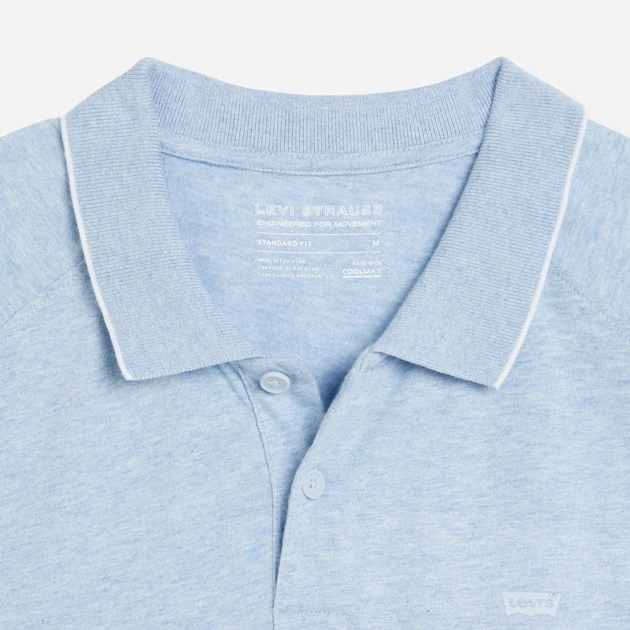 Поло длинное мужское Levi`s 914071083 2XL Голубое (1159854859) - Фото 7 Поло длинное мужское Levi`s 914071083 2XL Голубое (1159854859) - изображение 7