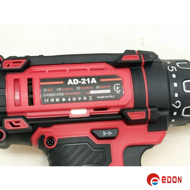 Аккумуляторный шуруповерт EDON AD-21A - изображение 5