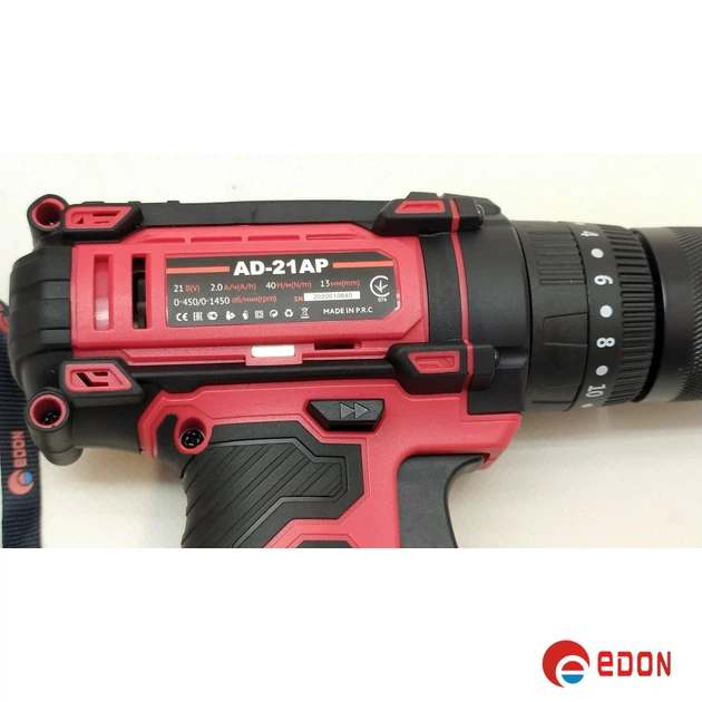 Акумуляторний шурупокрут УДАРНИЙ EDON AD-21AP - зображення 3