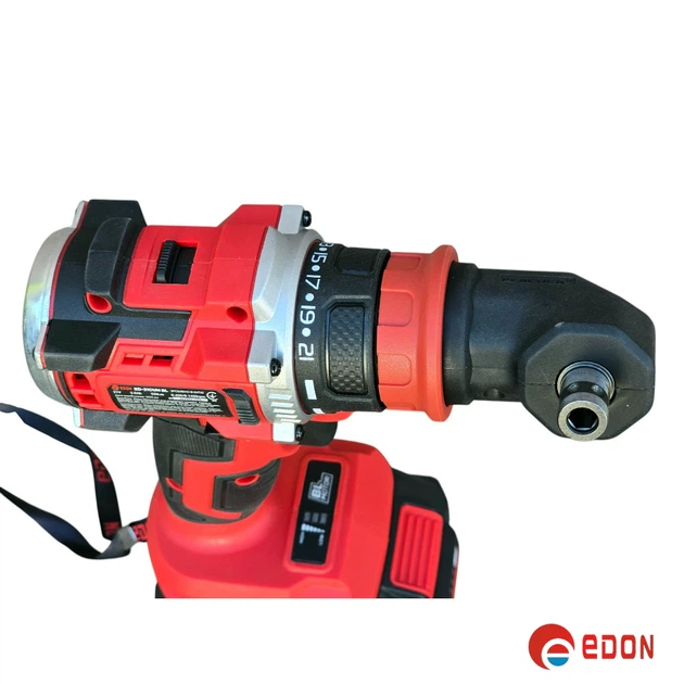Аккумуляторный шуруповерт бесщеточный EDON ED-21CUN BL (съемный патрон + угловая насадка) - изображение 6
