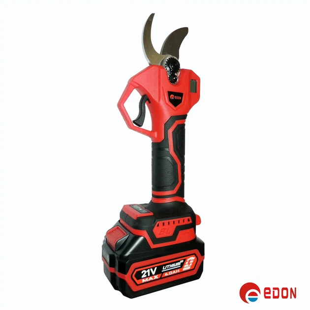 Акумуляторний садовий набір Edon ED SMART-21V/2K (Секатор, Міні-пилка, 2 акб по 4А, штанга телескопічна) (посадка MAKITA) - Фото 2 Акумуляторний садовий набір Edon ED SMART-21V/2K (Секатор, Міні-пилка, 2 акб по 4А, штанга телескопічна) (посадка MAKITA) - зображення 2