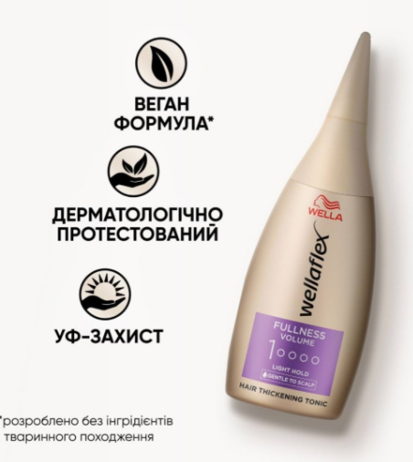 Тонік Wellaflex для потовщення волосся 100 мл (4064666594095) - Фото 5 Тонік Wellaflex для потовщення волосся 100 мл (4064666594095) - зображення 5