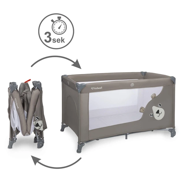 Детская кроватка 2 в 1 Kidwell Blissy Duo Beige, 5901130104857 - изображение 8