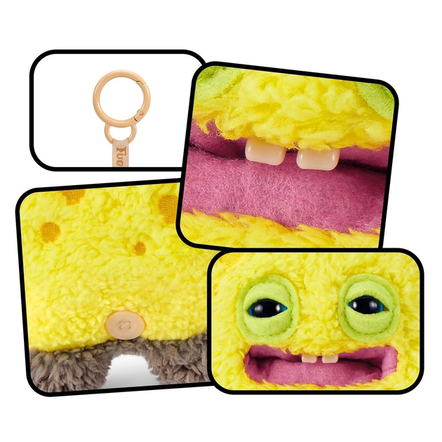 М'яка іграшка-брелок Губка Боб Fuggler SpongeBob Squarepants (15756A) - Фото 5 М'яка іграшка-брелок Губка Боб Fuggler SpongeBob Squarepants (15756A) - изображение 5