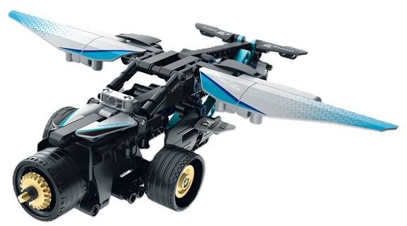 Klocki konstrukcyjne Im.Master 2 w 1 wyscigowka/samolot 225 elementów (6973676040816) - obraz 3