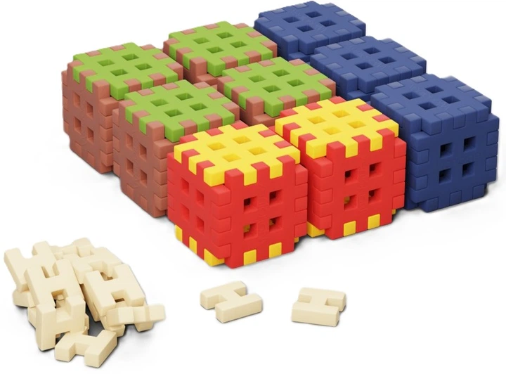 Klocki konstrukcyjne Marioinex waffle mini Blocks 70 elementów (5903033908198) - obraz 2