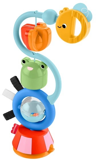 Zabawka dla niemowląt Fisher Price z odgłosami na przyssawce JHB46 (194735327201) - obraz 2