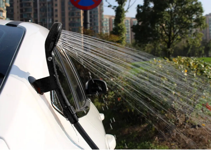 Портативный душ для кемпинга автомобильный от прикуривателя 12V летний душ с насосом 3,5 л в минуту туристический душ походный с фильтром для защиты насоса от загрязнений Черный - изображение 10