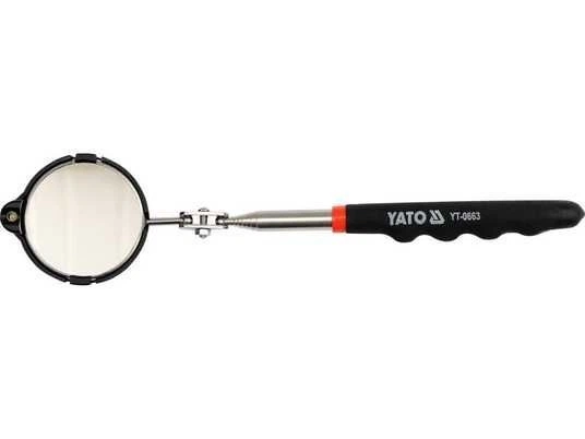 Дзеркало інспекційне кругле з LED-підсвіткою YATO (YT0663) - изображение 2